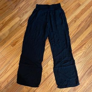 Flowy Black Beach / Pool Pants